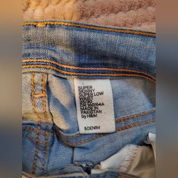 Super skinny low waist size 25/30 &denim - Picture 3 of 3